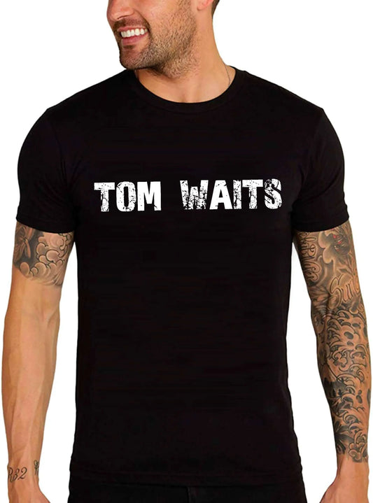 Men's Graphic T-Shirt Tom Waits Eco-Friendly Limited Edition Short Sleeve Tee-Shirt Vintage Birthday Gift Novelty