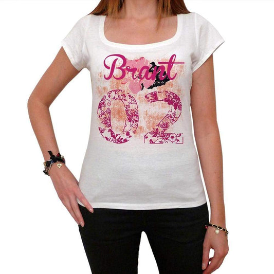 02, Brant, Women's Short Sleeve Round Neck T-shirt 00008 - ultrabasic-com
