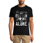 ULTRABASIC Men's T-Shirt Be Strong Enough to Be Alone - Wolf Shirt for Men