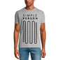ULTRABASIC Men's T-Shirt Simple Person - Graphic Apparel - Vintage Shirt