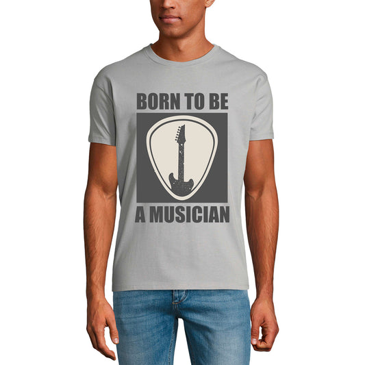 ULTRABASIC Men's T-Shirt Born to be a Musician - Birthday Shirt for Guitarist