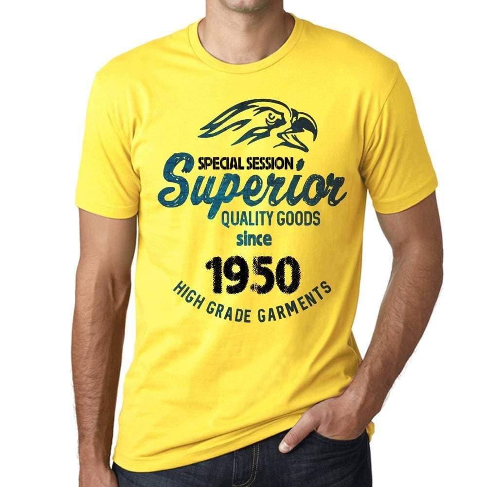 1950, Special Session Superior Since 1950 Mens T-shirt Yellow Birthday Gift 00526 ultrabasic-com.myshopify.com