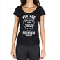 1950, Vintage Superior, Black, Women's Short Sleeve Round Neck T-shirt 00091 ultrabasic-com.myshopify.com