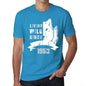1953, Living Wild Since 1953 Men's T-shirt Blue Birthday Gift 00499 ultrabasic-com.myshopify.com