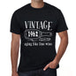 1962 Aging Like a Fine Wine Men's T-shirt Black Birthday Gift 00458 - ultrabasic-com