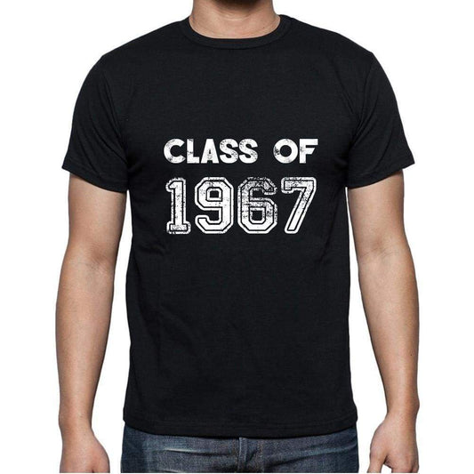 1967, Class of, black, Men's Short Sleeve Round Neck T-shirt 00103 - ultrabasic-com