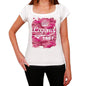1967, Printed birthday, white, Women's Short Sleeve Round Neck T-shirt 00284 - ultrabasic-com