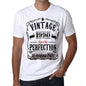 1990 Vintage Aged To Perfection Mens T-Shirt White Birthday Gift 00488 - White / Xs - Casual