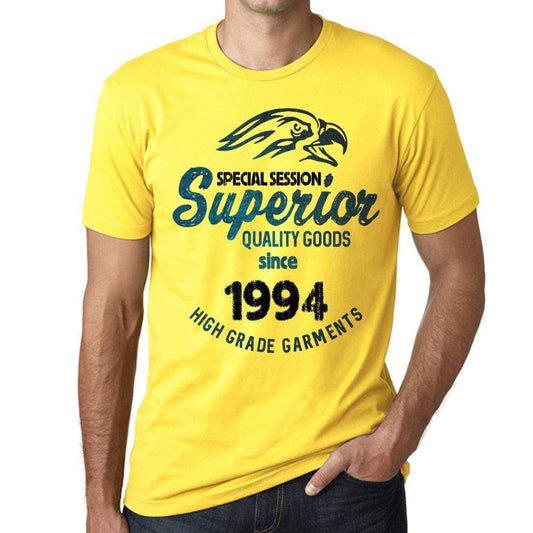 1994 Special Session Superior Since 1994 Mens T-Shirt Yellow Birthday Gift 00526 - Yellow / Xs - Casual