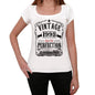 1998 Vintage Aged To Perfection Womens T-Shirt White Birthday Gift 00491 - White / Xs - Casual