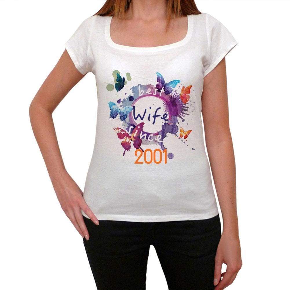 2001 Womens Short Sleeve Round Neck T-Shirt 00142 - Casual