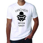 2014 Mens Short Sleeve Round Neck T-Shirt - White / S - Casual