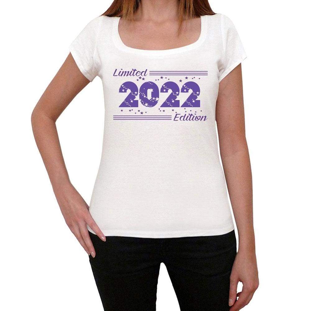 2022 Limited Edition Star Womens T-Shirt White Birthday Gift 00382 - White / Xs - Casual