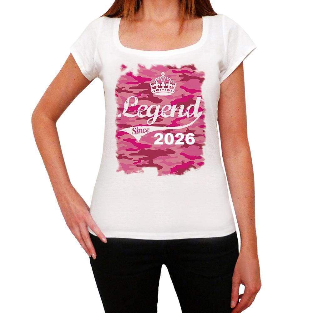 2026 Printed Birthday White Womens Short Sleeve Round Neck T-Shirt 00284 - White / Xs - Casual