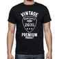 2035 Vintage Superior Black Mens Short Sleeve Round Neck T-Shirt 00102 - Black / S - Casual