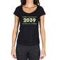 2039 Limited Edition Star Womens T-Shirt Black Birthday Gift 00383 - Black / Xs - Casual