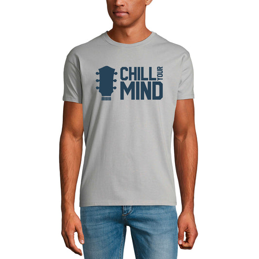 ULTRABASIC Men's Music T-Shirt Chill Your Mind - Guitar Shirt for Musician