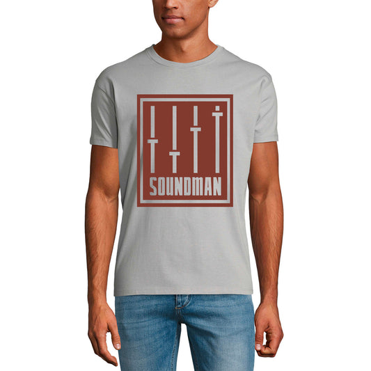 ULTRABASIC Men's Graphic T-Shirt Soundman - DJ Shirt for Men