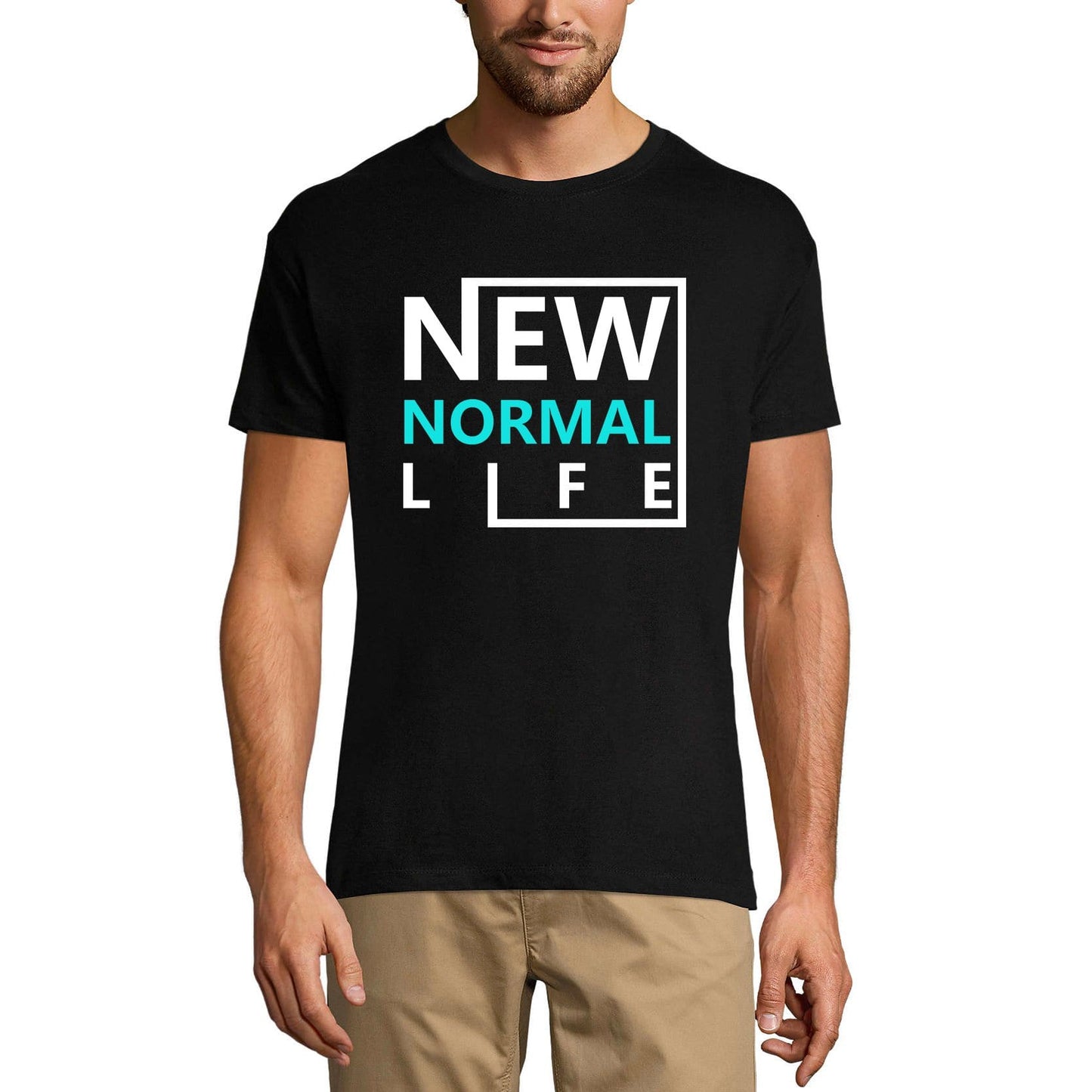 ULTRABASIC Graphic Men's T-Shirt New Normal Life - Vintage Shirt - Motivation