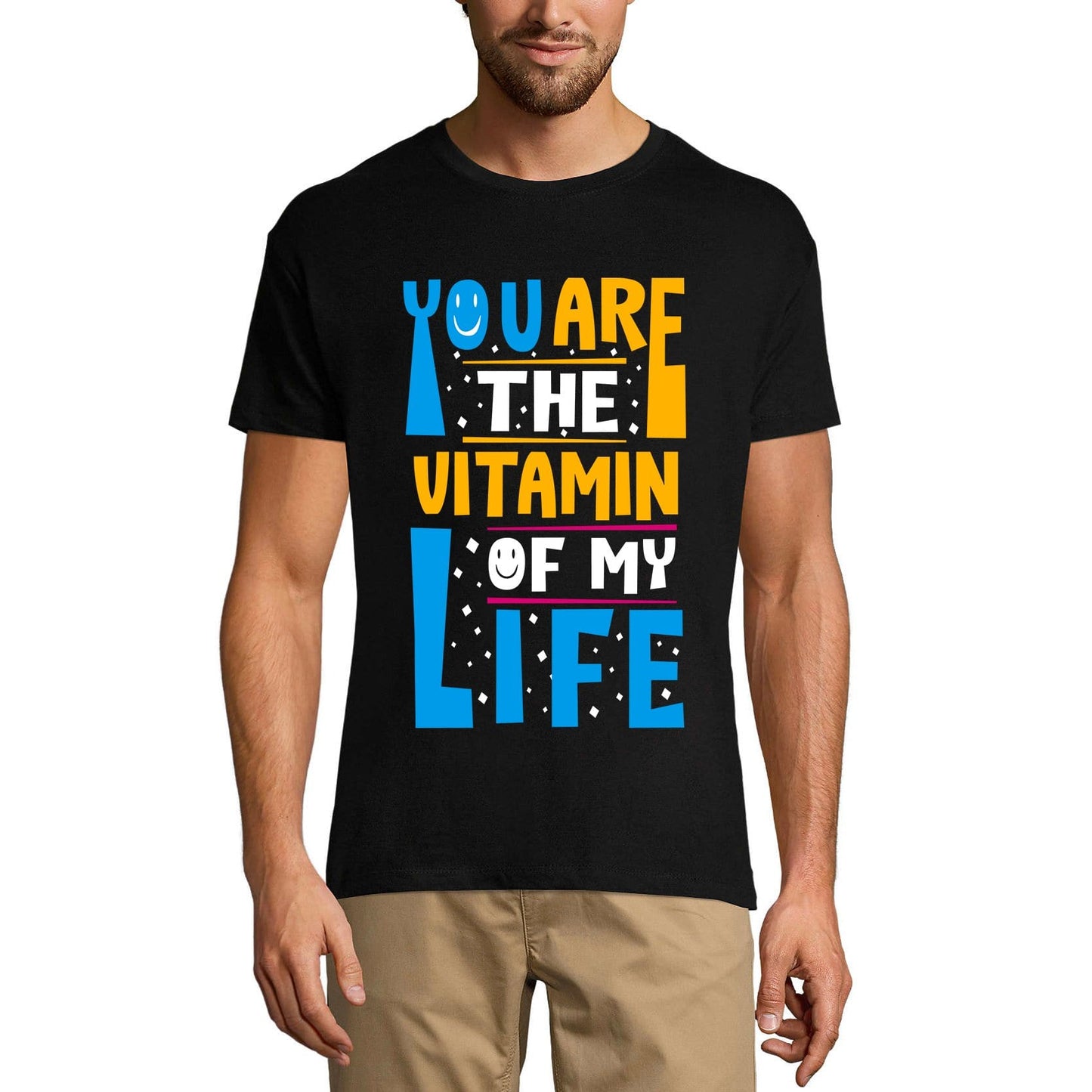 ULTRABASIC Graphic Men's T-Shirt You Are Vitamin of My Life - Romantic Quote