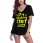 ULTRABASIC Women's T-Shirt Stop Thinking Start Doing - Casual Graphic Shirt