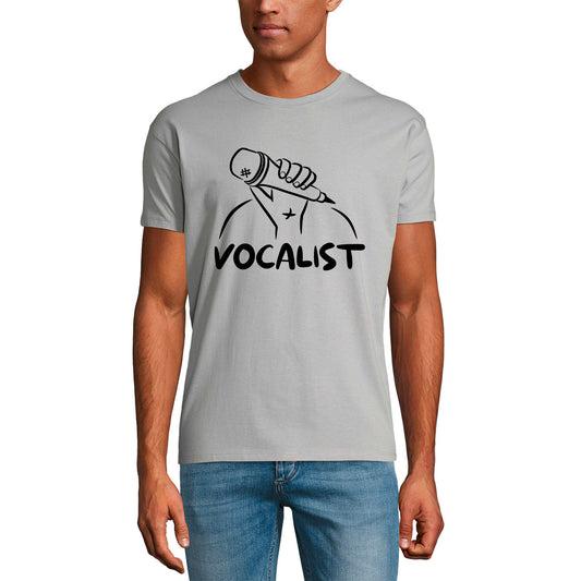 ULTRABASIC Men's Graphic T-Shirt Vocalist - Singer Shirt for Musician