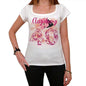 40 Augsburg City With Number Womens Short Sleeve Round White T-Shirt 00008 - White / Xs - Casual