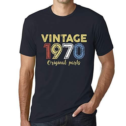 Ultrabasic - Homme Graphique Vintage 1970 T-Shirt Marine