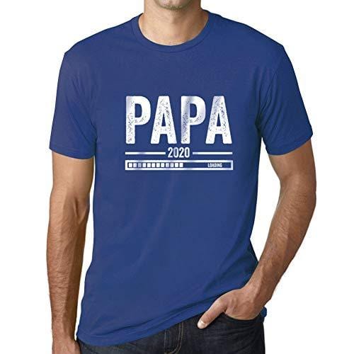 Ultrabasic - Graphique Homme Papa Loading T-Shirt Cadeau Imprimé Tée-Shirt Royal