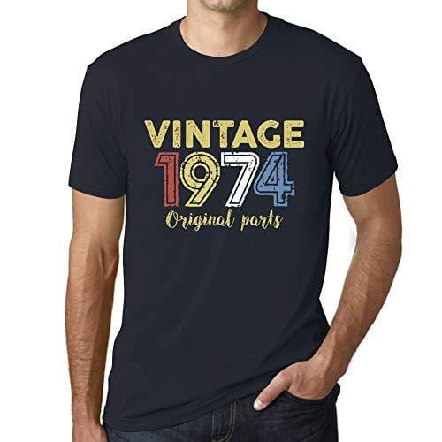 Ultrabasic - Homme Graphique Vintage 1974 T-Shirt Marine