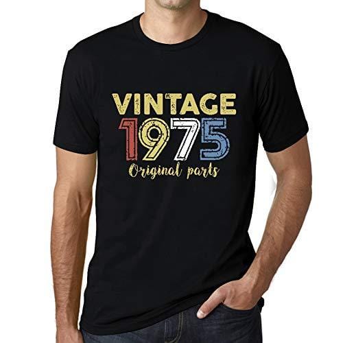Ultrabasic - Homme Graphique Vintage 1975 T-Shirt Noir Profond