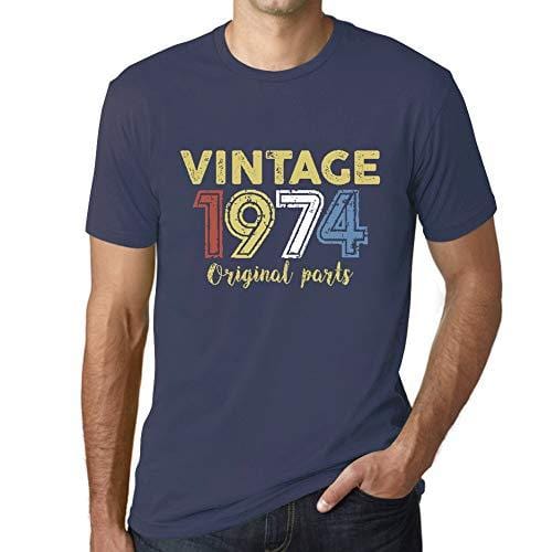 Ultrabasic - Homme Graphique Vintage 1974 T-Shirt Denim