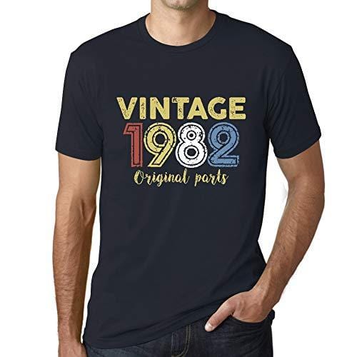 Ultrabasic - Homme Graphique Vintage 1982 T-Shirt Marine