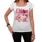 42 Essen City With Number Womens Short Sleeve Round White T-Shirt 00008 - White / Xs - Casual
