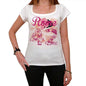 42 Rome City With Number Womens Short Sleeve Round White T-Shirt 00008 - White / Xs - Casual