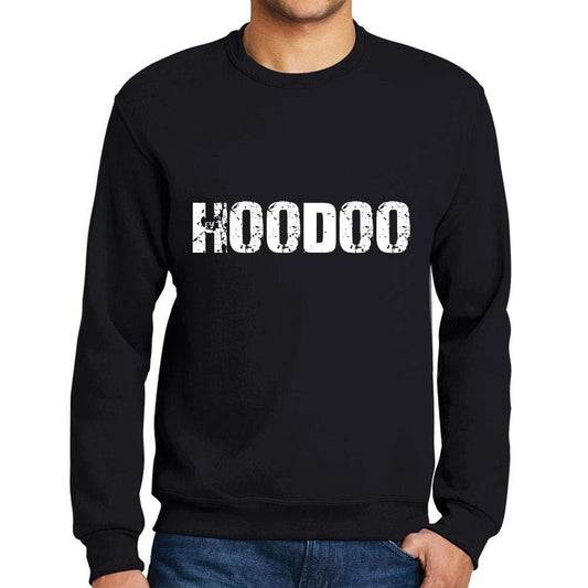 Ultrabasic Homme Imprimé Graphique Sweat-Shirt Popular Words Hoodoo Noir Profond
