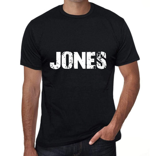 Ultrabasic ® Nom de Famille Fier Homme T-Shirt Nom de Famille Idées Cadeaux Tee Jones Noir Profond