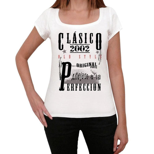 2002, t-Shirt Vintage, Anniversaire Tshirt Femme, Cadeau t Shirt