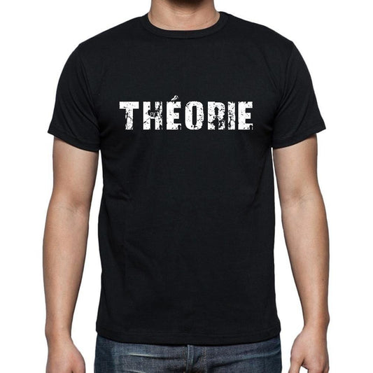théorie, t-Shirt pour Homme, en Coton, col Rond, Noir
