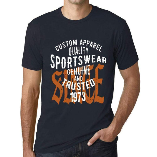 Ultrabasic - Homme T-Shirt Graphique Sportswear Depuis 1973 Marine