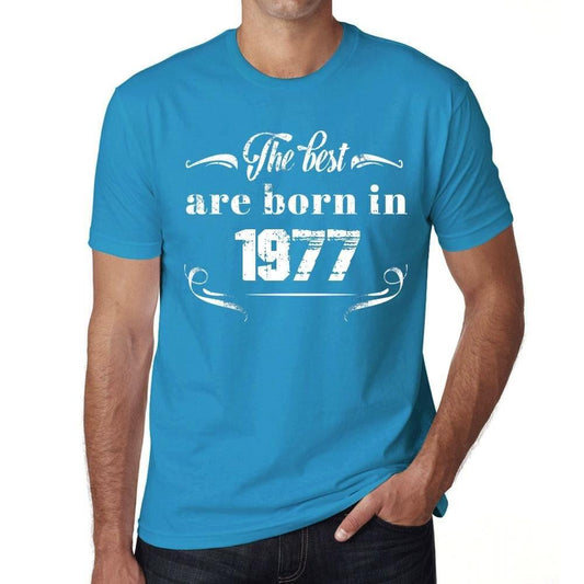 Homme Tee Vintage T Shirt The Best are Born in 1977