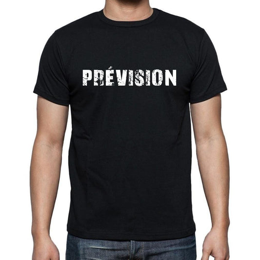 prévision, t-Shirt pour Homme, en Coton, col Rond, Noir