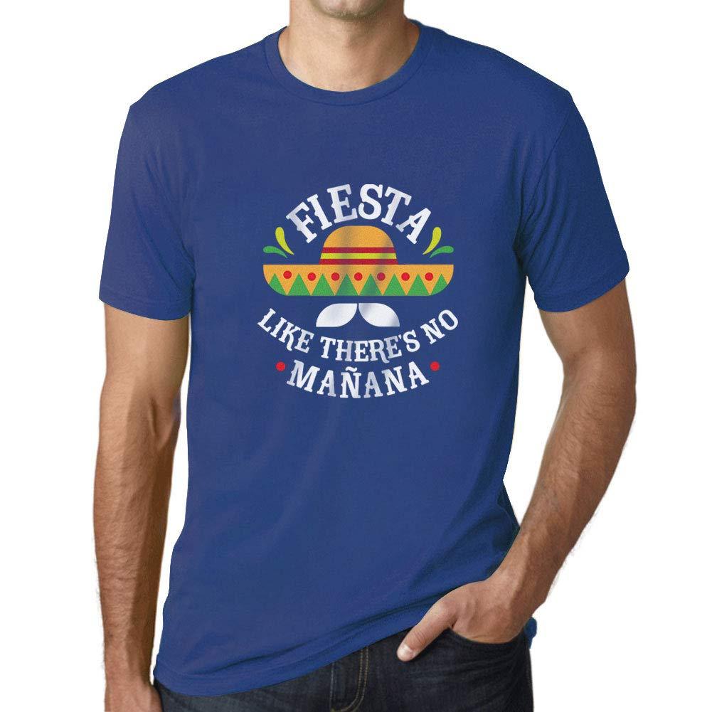 Ultrabasic - Homme T-Shirt Graphique Fiesta Like There's No Mañana Royal