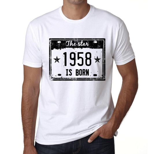 Homme Tee Vintage T Shirt The Star 1958 is Born