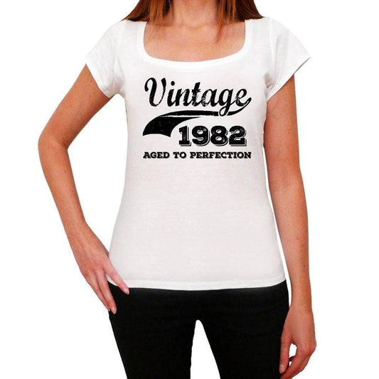 Femme Tee Vintage T Shirt Vintage Aged to Perfection 1982