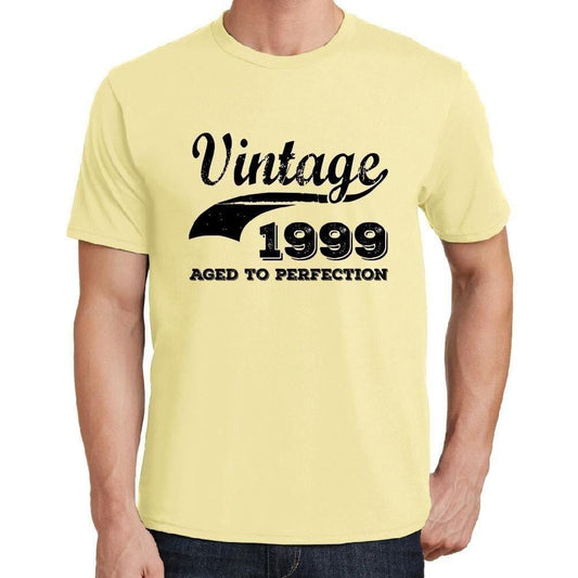 Homme Tee Vintage T Shirt Vintage Year Aged to Perfection 1999