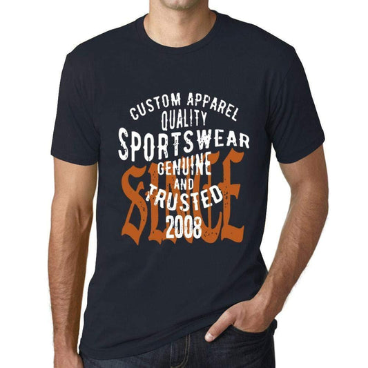 Ultrabasic - Homme T-Shirt Graphique Sportswear Depuis 2008 Marine