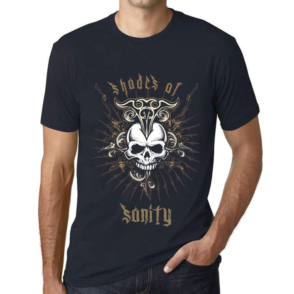 Ultrabasic - Homme T-Shirt Graphique Shades of Sanity Marine