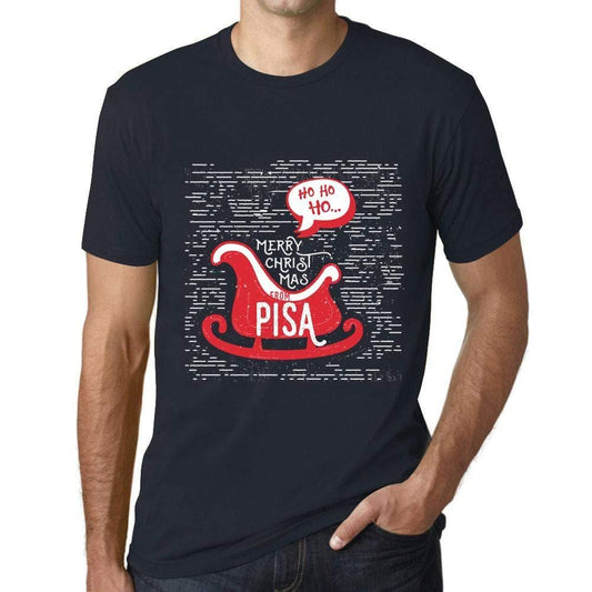 Ultrabasic Homme T-Shirt Graphique Merry Christmas from Pisa Marine