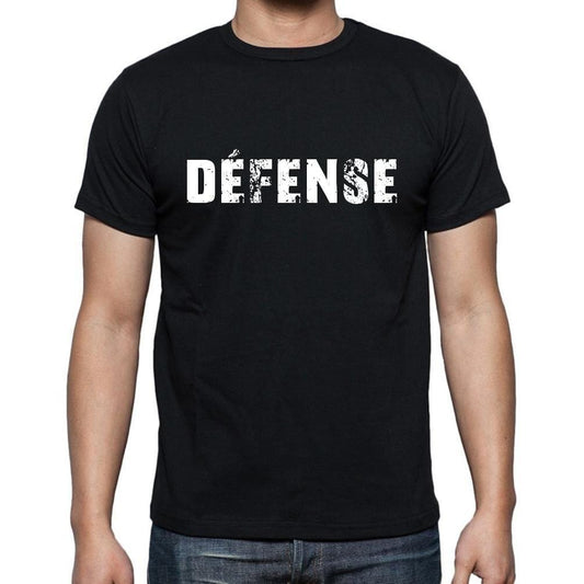 défense, t-Shirt pour Homme, en Coton, col Rond, Noir